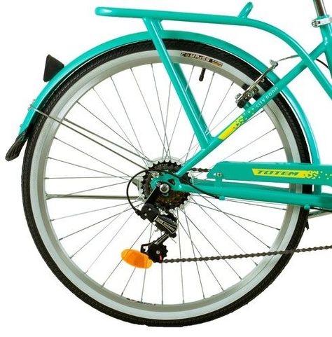 BICICLETA TOTEM CITY DAMA ARO 26 TURQUESA-4