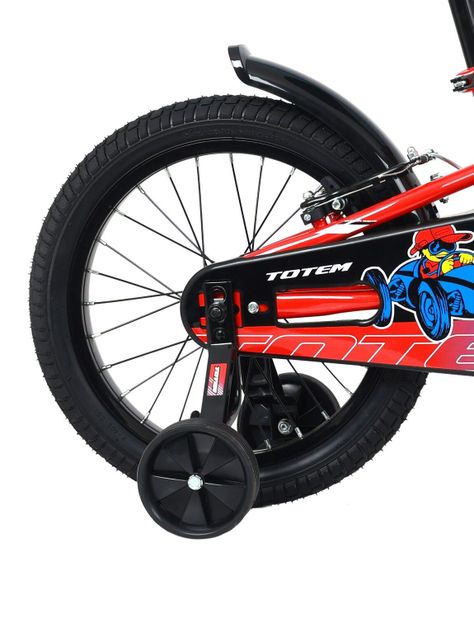 BICICLETA TOTEM NIÑO ARO 16 ROCK-X  COLOR ROJO-3