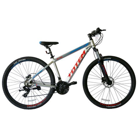 BICICLETA TOTEM MTB ARO 29*19 W790 COLOR PLATEADO-0