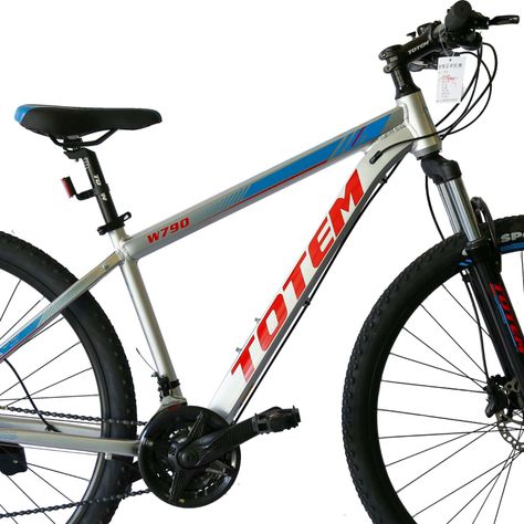 BICICLETA TOTEM MTB ARO 29*19 W790 COLOR PLATEADO-3