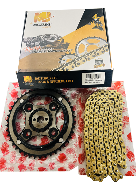 KIT DE TRANSMISION CB1 TWISTER 43T/14T 428H122L-0