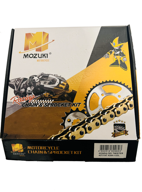 KIT DE TRANSMISION CB1 TWISTER 43T/14T 428H122L-2