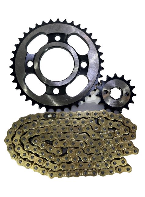 KIT DE TRANSMISION HONDA CG125 38T/15T 428H-124-2