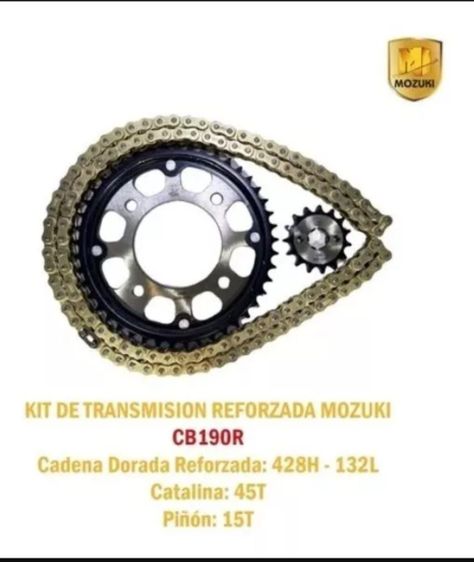 KIT DE TRANSMISION PARA HONDA CB190R -2