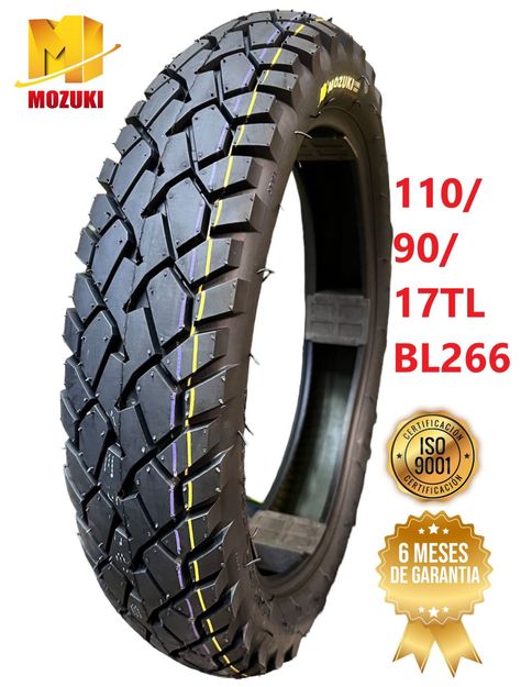 NEUMATICO PARA MOTO 110/90-17TL-2