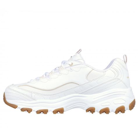 Zapatilla Mujer D'Lites Good Neutral Blanco Skechers-3