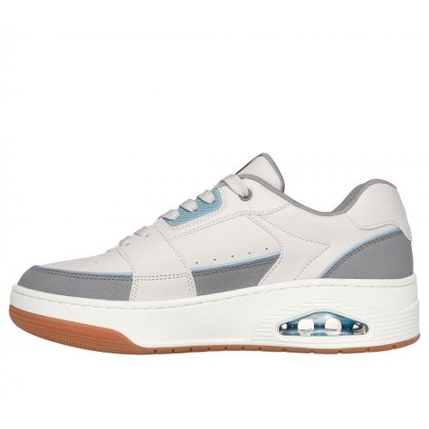 Zapatilla Hombre Uno Court LowPost Beige Skechers-3