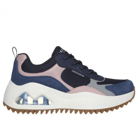 Zapatilla Mujer Uno Peaks Hollywood Hikes Azul Skechers-0