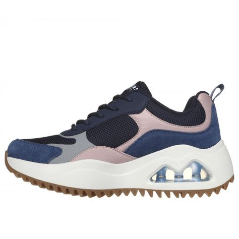 Zapatilla Mujer Uno Peaks Hollywood Hikes Azul Skechers-3