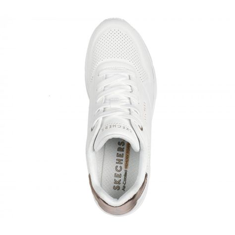 Zapatilla Mujer Uno Wedge Hi Steps Blanco Skechers-1
