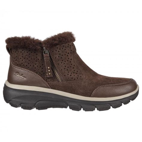 Botín Mujer Easy Going Perfect Snuggle Cafe Skechers-0