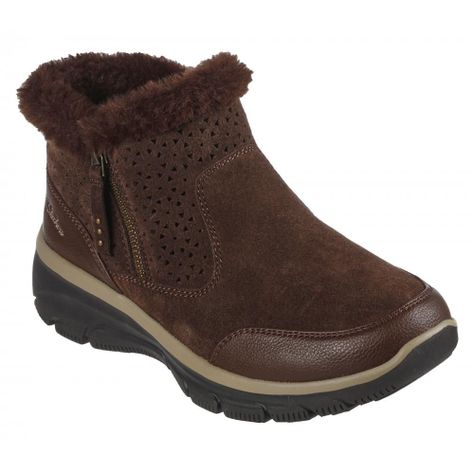 Botín Mujer Easy Going Perfect Snuggle Cafe Skechers-4
