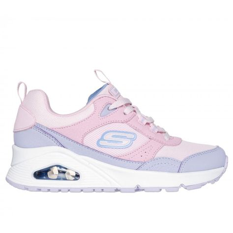 Zapatilla Niña Uno Mesh Mode Rosado Skechers-0
