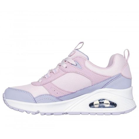 Zapatilla Niña Uno Mesh Mode Rosado Skechers-3