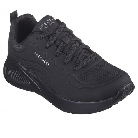 Zapatilla Mujer Uno Lite Lighter One Negra Skechers-4