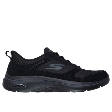 Zapatilla Hombre Go Walk Arch Fit 2.0 Seared Negro Skechers-0