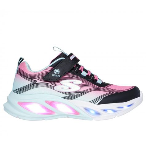 Zapatilla Niña Cosmic Glow Negro Skechers-5