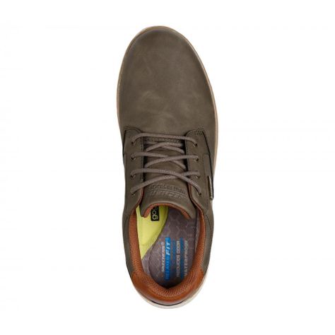 Zapato Hombre Garlan Pryor Verde Skechers-1