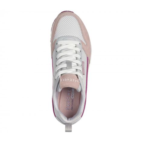 Zapatilla Mujer Uno Two Much Fun Rosado Skechers-1