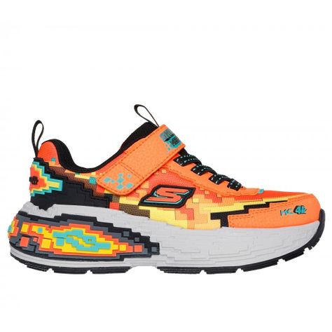 Zapatilla Niño MegaCraft 4K Naranja Skechers-0