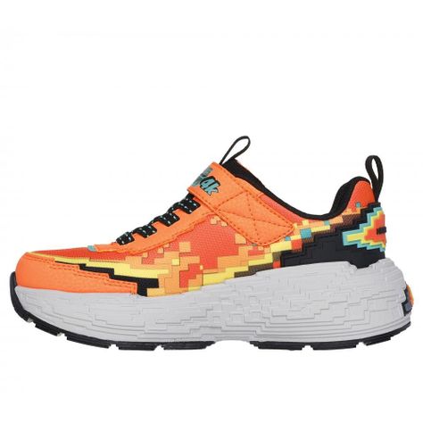 Zapatilla Niño MegaCraft 4K Naranja Skechers-3