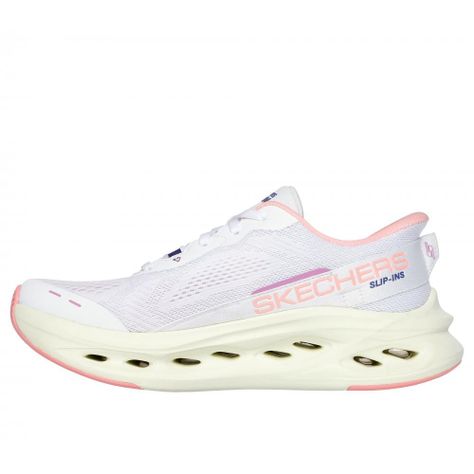 Zapatilla Mujer Max Cushioning GlideStep Blanco Skechers-3