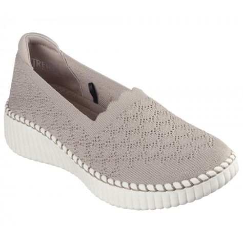 Zapatilla Mujer Wilshire Blvd Beige Skechers-4