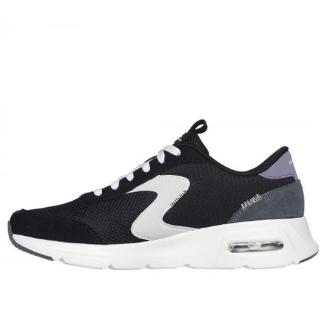 Zapatilla Mujer Skech-Air Court Air Wave Negro Skechers-3
