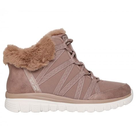 Botines Mujer Graceful Cozy Strolls Café Skechers-0