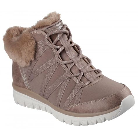 Botines Mujer Graceful Cozy Strolls Café Skechers-4