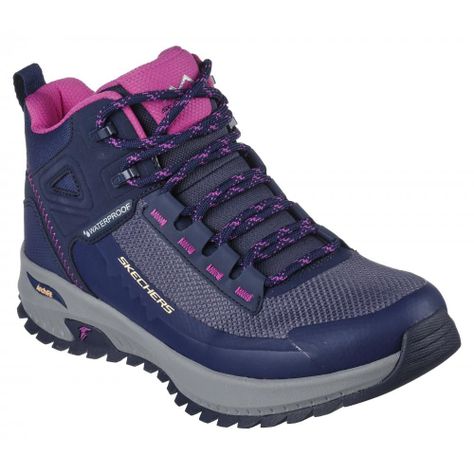 Botín Mujer Arch Fit Discover Elevation Gain Azul Skechers-4