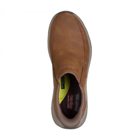 Zapato Hombre Decklan Café Skechers-1