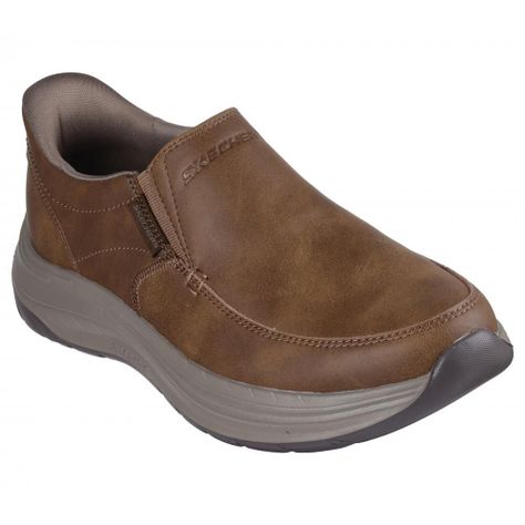 Zapato Hombre Decklan Café Skechers-4