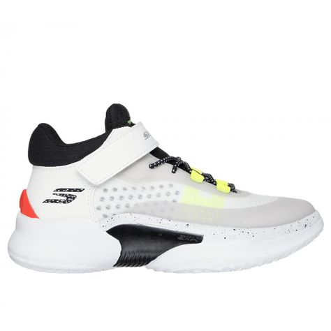 Zapatilla Niño Skx Court Hype HooperHero Blanco Skechers-0