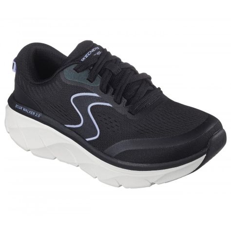 Zapatilla Mujer D'Lux Walker 2.0Active Pace Negro Skechers-4
