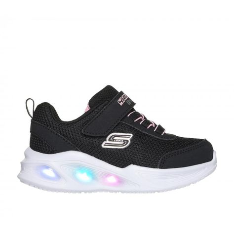 Zapatilla Niña Skechers Sola Glow Negro Skechers-4