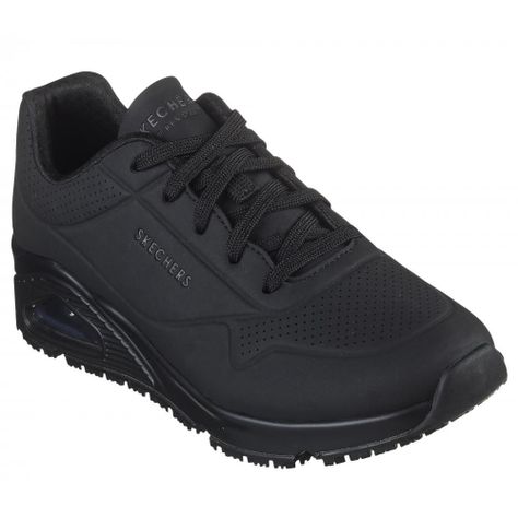 Zapato Mujer Work Uno SR Negro Skechers-4