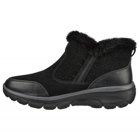 Botín Mujer Easy Going Perfect Snuggle Negro Skechers-3
