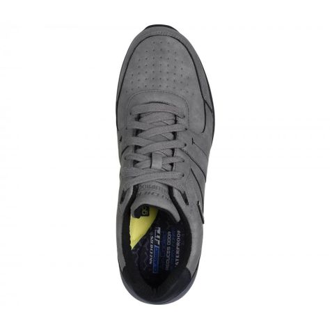 Zapatilla Hombre Netson Gander Gris Skechers-1