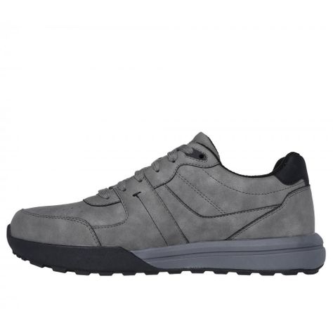 Zapatilla Hombre Netson Gander Gris Skechers-3
