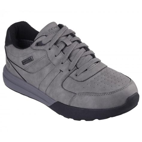 Zapatilla Hombre Netson Gander Gris Skechers-4