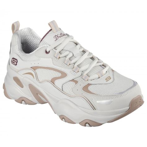 Zapatilla Mujer D'lites 5.0 Upgraded Blanco Skechers-4