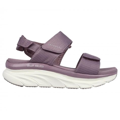 Sandalia Mujer D'Lux Walker Fresh Outlook Morado Skechers-4