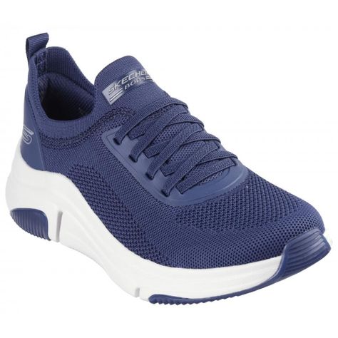 Zapatilla Mujer Bobs Sparrow Flex Instant Clout Azul Skechers-4