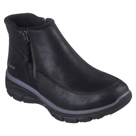 Botines Mujer Easy Going Into Fall Negro Skechers-4