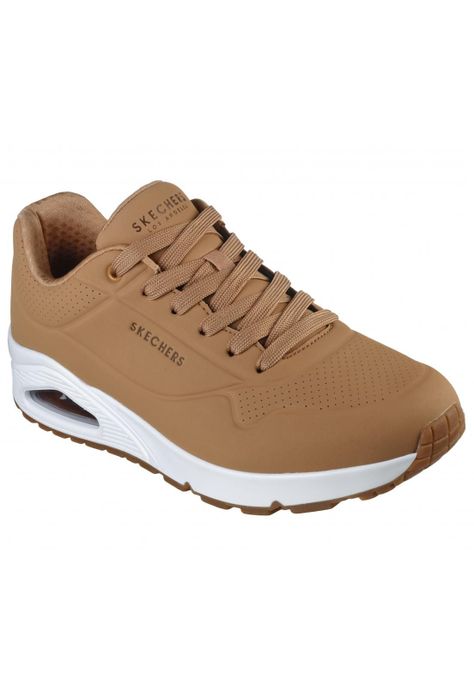 Zapatilla Hombre Uno Stand On Air Beige TN Skechers-4