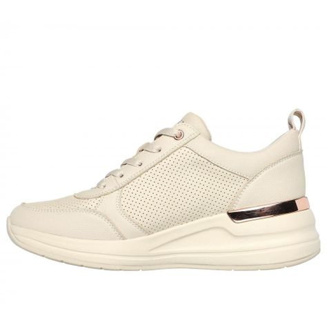 Zapatilla Mujer Billion 2 Beige Skechers-3