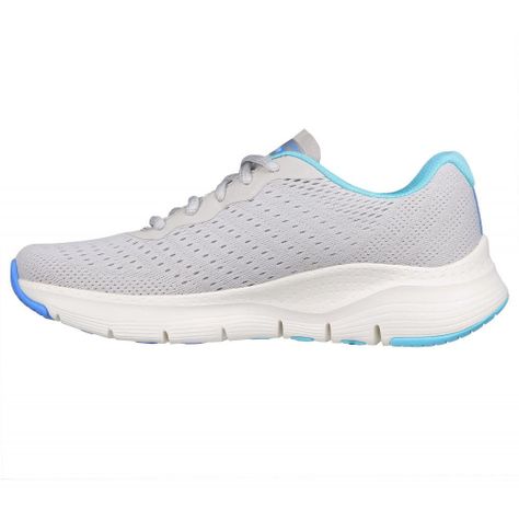 Zapatilla Mujer Arch Fit Infinity Cool Gris Skechers-4