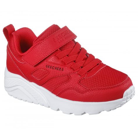 Zapatilla Niño Uno Lite Rojo Skechers-4