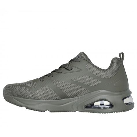 Zapatilla Hombre Tres-Air Uno Hotmelt Runner Verde Skechers-3